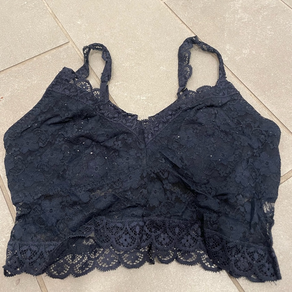 Lace Bralette in Black